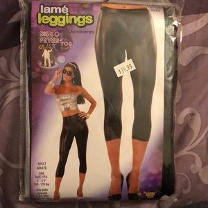 Black Spandex “disco” tights (Halloween costume)
